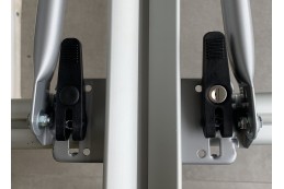 Amos Bagażnik rowerowy na dach TOUR Black z zamkiem w belce