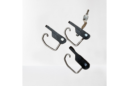 Amos Bagażnik rowerowy na dach TOUR Black z zamkiem w belce